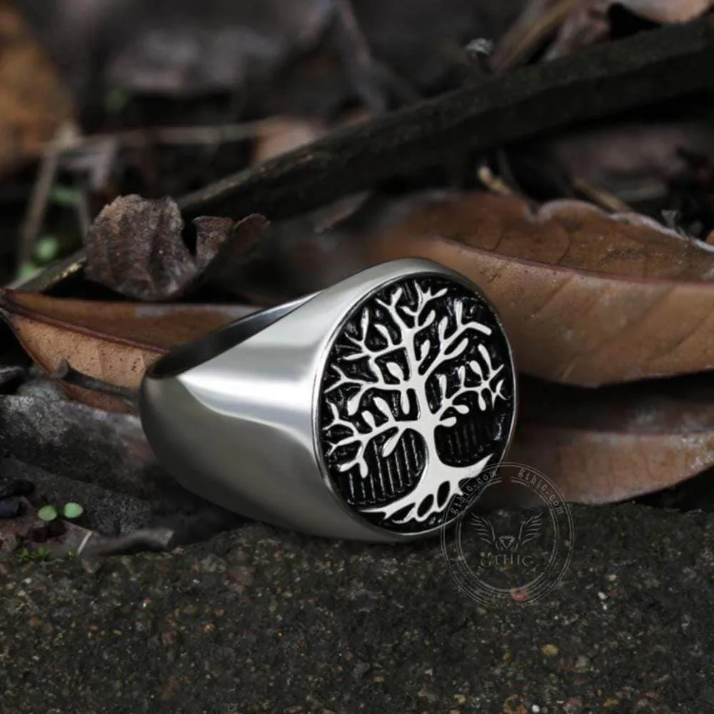 Tree Of Life Stainless Steel Viking Ring sold by GTHIC product image thumbnail 5
