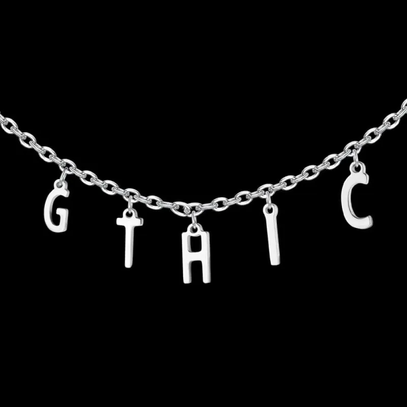 Custom Letters Necklace sold by GTHIC