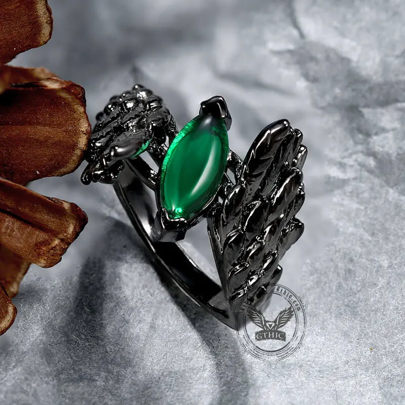 Dark Angel Wing Brass Gothic Ring sold by GTHIC product image thumbnail 3