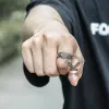 Simple Celtic Knot Stainless Steel Viking Ring sold by GTHIC