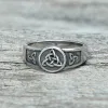 Simple Celtic Knot Stainless Steel Viking Ring sold by GTHIC