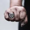 Octopus Seaman Stainless Steel Skull Ring sold by GTHIC