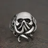 Octopus Seaman Stainless Steel Skull Ring sold by GTHIC