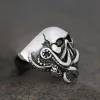 Octopus Seaman Stainless Steel Skull Ring sold by GTHIC