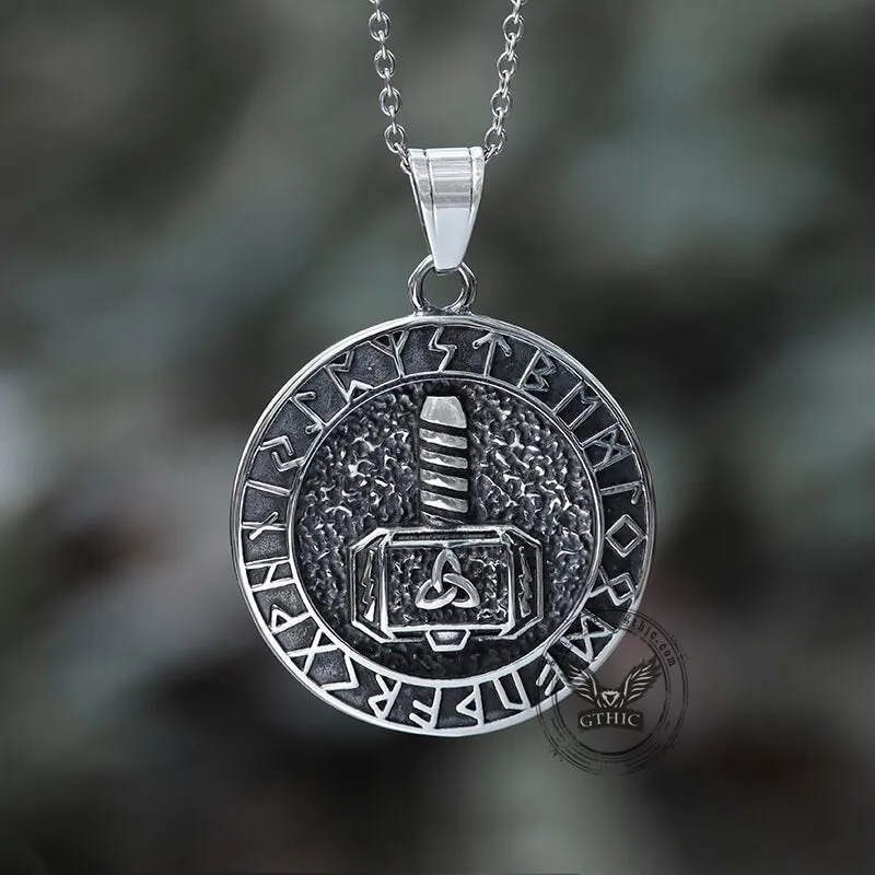 Viking Mjölnir Stainless Steel Pendant sold by GTHIC product image thumbnail 5
