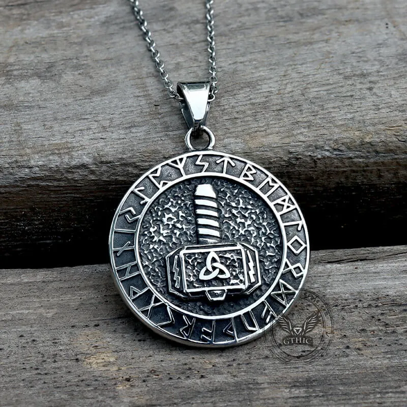 Viking Mjölnir Stainless Steel Pendant sold by GTHIC product image thumbnail 3