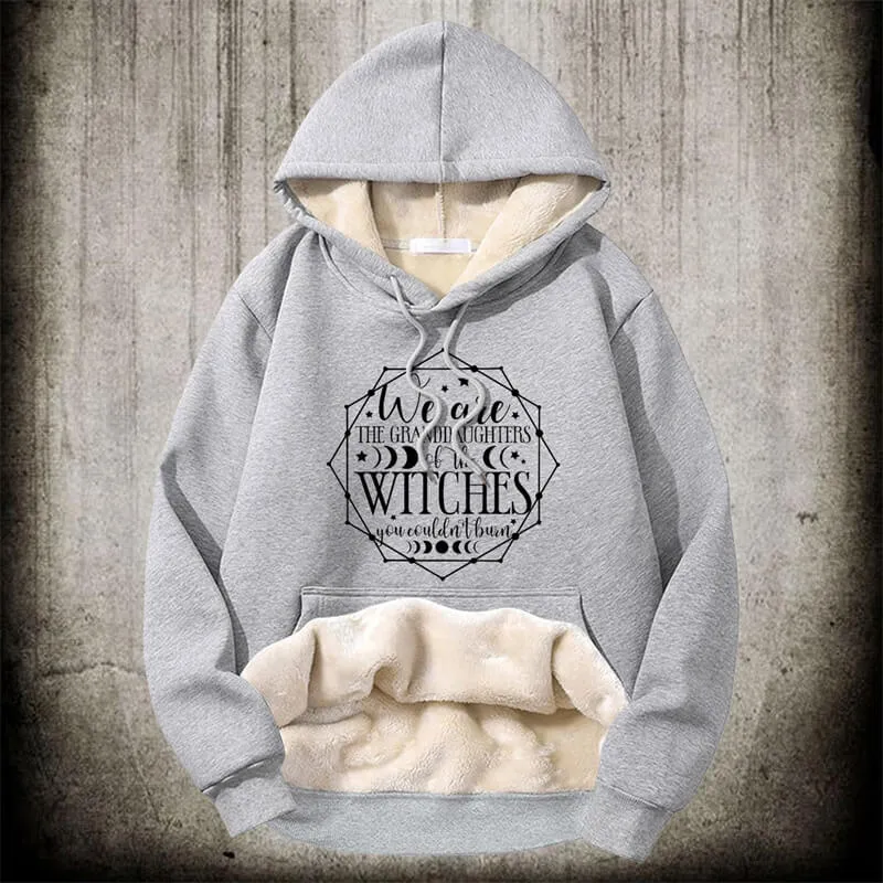 Magic Witch Symbol Polyester Fleece Hoodie sold by GTHIC product image thumbnail 2