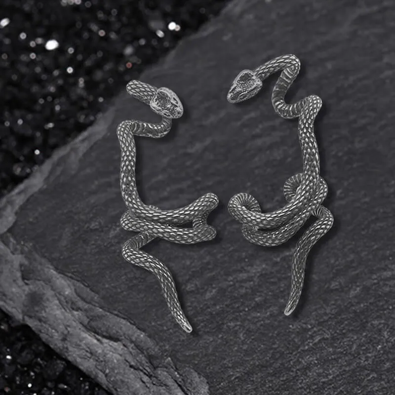 Winding Snake Stainless Steel Ear Cuffs sold by GTHIC