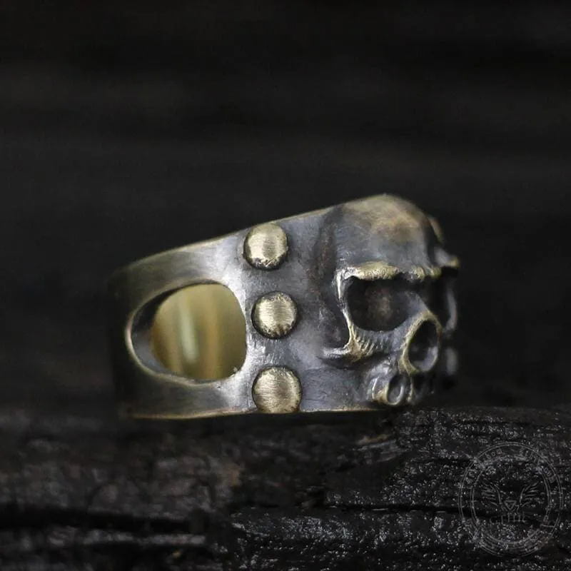 Vintage Punk Sterling Silver Skull Ring sold by GTHIC product image thumbnail 4
