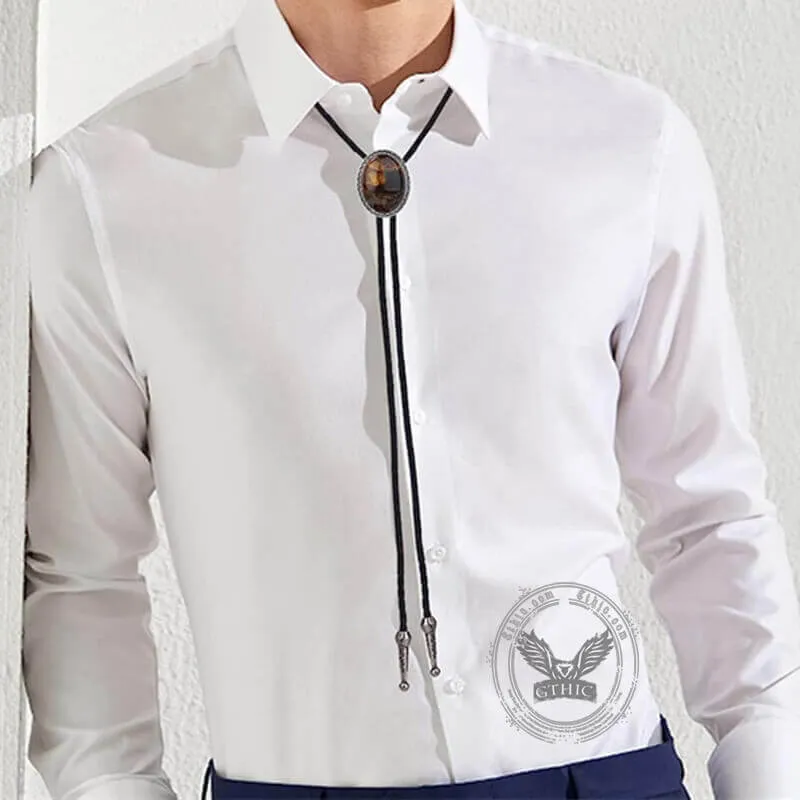 5 Pieces Western Cowboy Gemstone Alloy Bolo Tie sold by GTHIC product image thumbnail 2