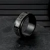 Viking Animal Runes Stainless Steel Spinner Ring sold by GTHIC
