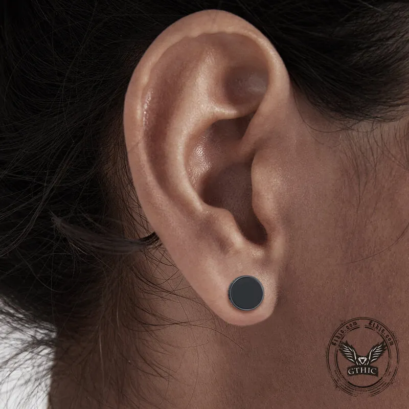 Viking Runes Stainless Steel Stud Earrings sold by GTHIC product image thumbnail 2