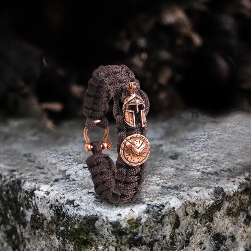 Vintage Spartan Warrior 7 Core Paracord Bracelet sold by GTHIC product image thumbnail 4
