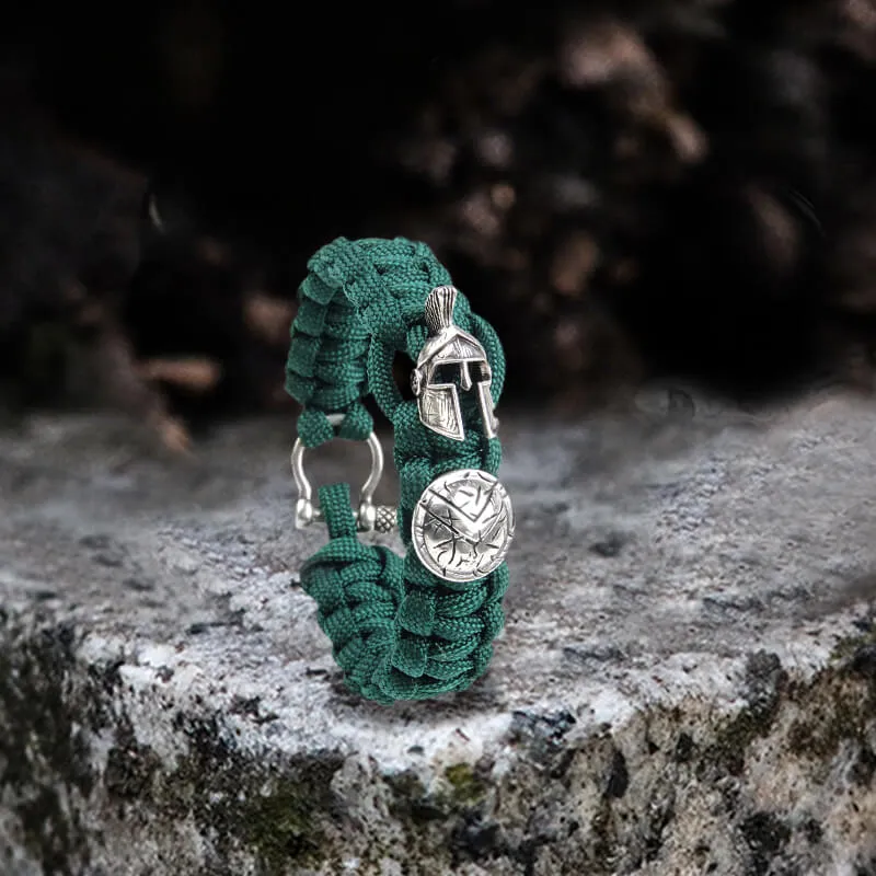 Vintage Spartan Warrior 7 Core Paracord Bracelet sold by GTHIC product image thumbnail 5