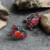 Scorpion Red CZ Brass Cufflinks sold by GTHIC