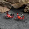 Scorpion Red CZ Brass Cufflinks sold by GTHIC