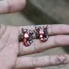 Scorpion Red CZ Brass Cufflinks sold by GTHIC
