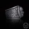 Viking Celtic Knot Warrior Sterling Silver Ring sold by GTHIC