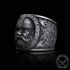 Viking Celtic Knot Warrior Sterling Silver Ring sold by GTHIC