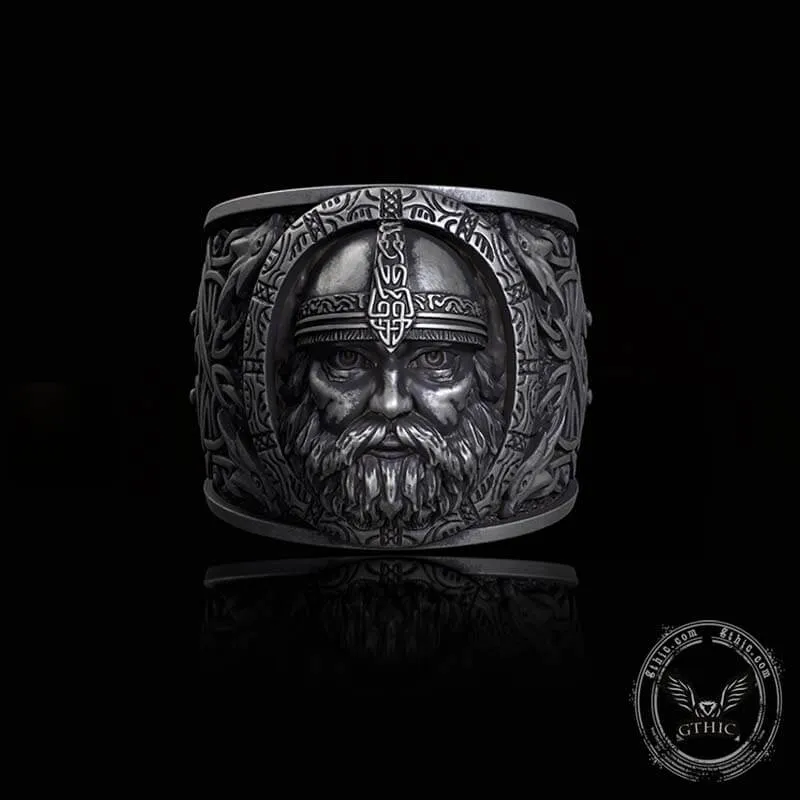Viking Celtic Knot Warrior Sterling Silver Ring sold by GTHIC product image thumbnail 2