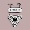 Gothic Letter Print Women’s Bikini Set sold by GTHIC