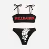 Gothic Letter Print Women’s Bikini Set sold by GTHIC