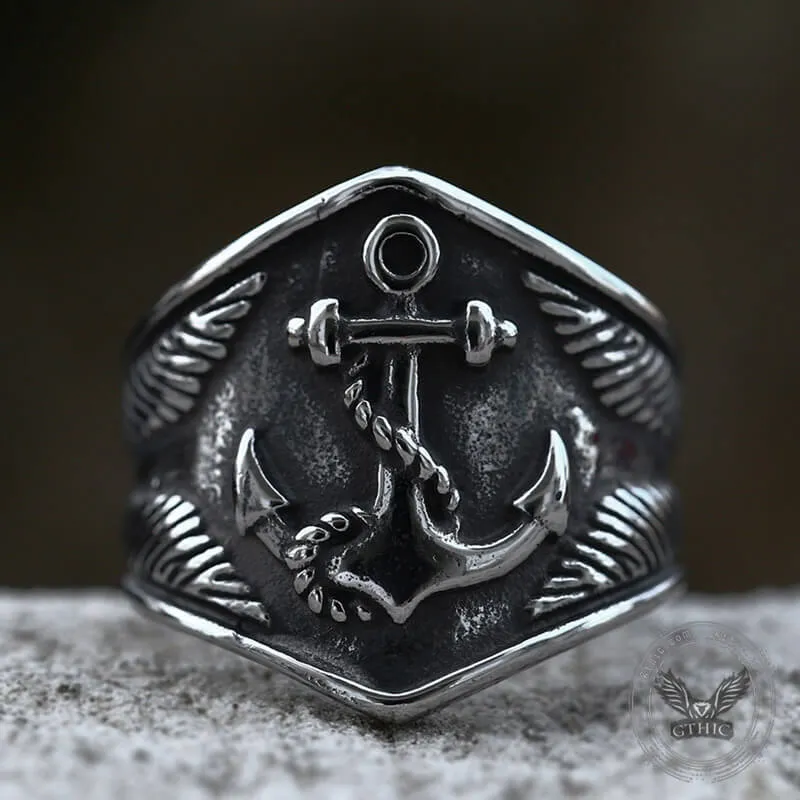 Anchor Eagles Stainless Steel Marine Ring sold by GTHIC product image thumbnail 4