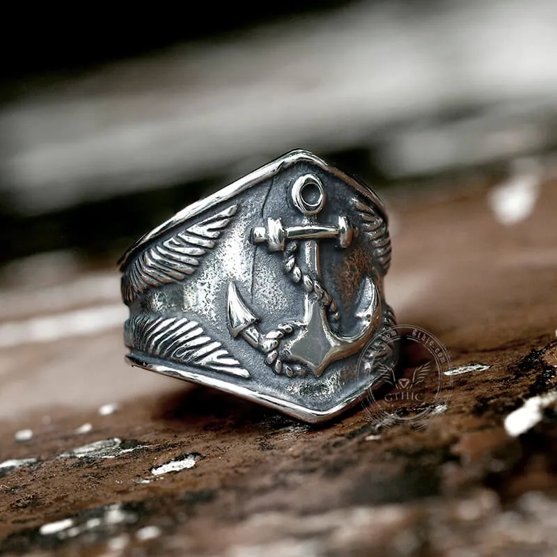 Anchor Eagles Stainless Steel Marine Ring sold by GTHIC product image thumbnail 5