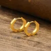 Octagon Viking Runes Stainless Steel Hoop Earrings sold by GTHIC