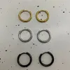 3 Pairs Minimalist Stainless Steel Hoop Earrings sold by GTHIC