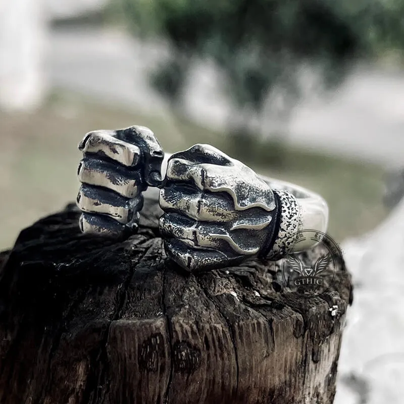 Fist of power Sterling Silver Ring sold by GTHIC product image thumbnail 5