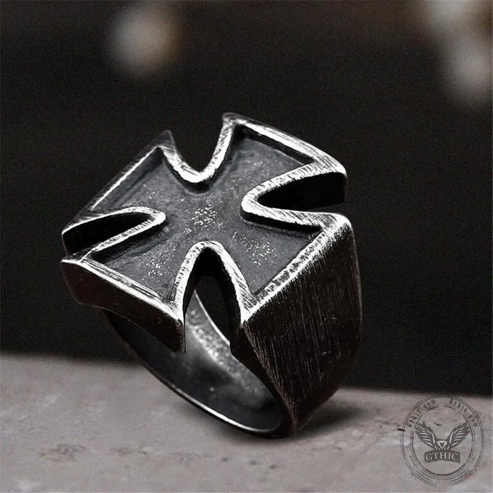 Vintage Iron Cross Stainless Steel Ring sold by GTHIC product image thumbnail 5