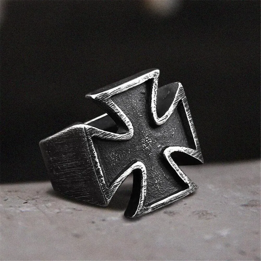 Vintage Iron Cross Stainless Steel Ring sold by GTHIC product image thumbnail 4