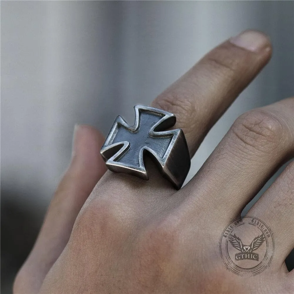 Vintage Iron Cross Stainless Steel Ring sold by GTHIC product image thumbnail 2