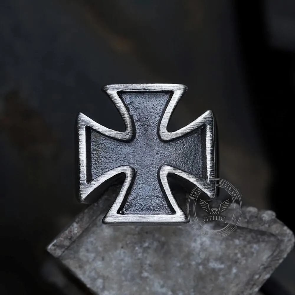 Vintage Iron Cross Stainless Steel Ring sold by GTHIC product image thumbnail 3