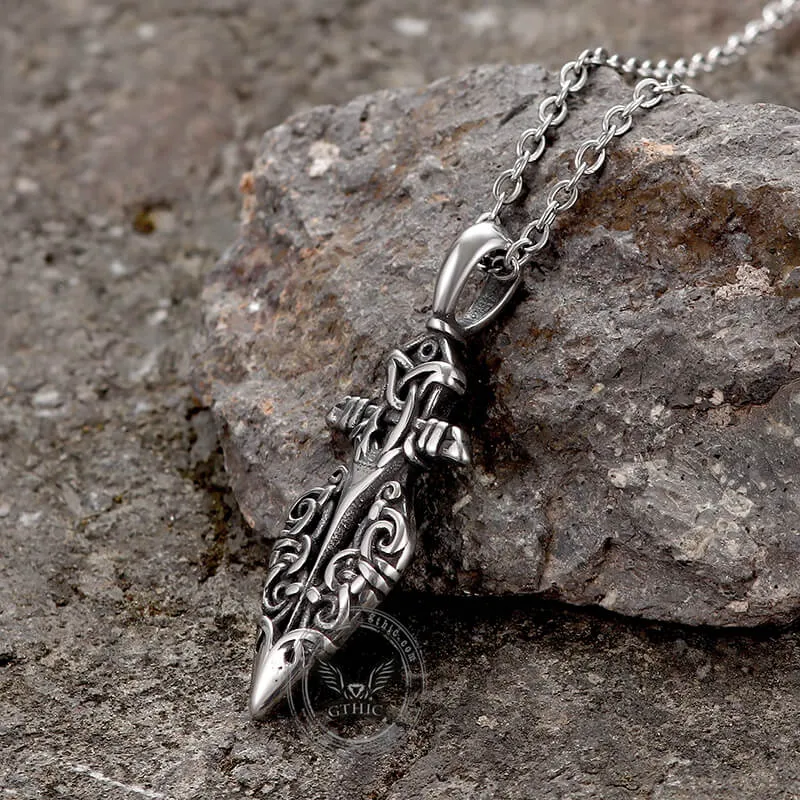 Viking Gungnir Stainless Steel Pendant sold by GTHIC product image thumbnail 5