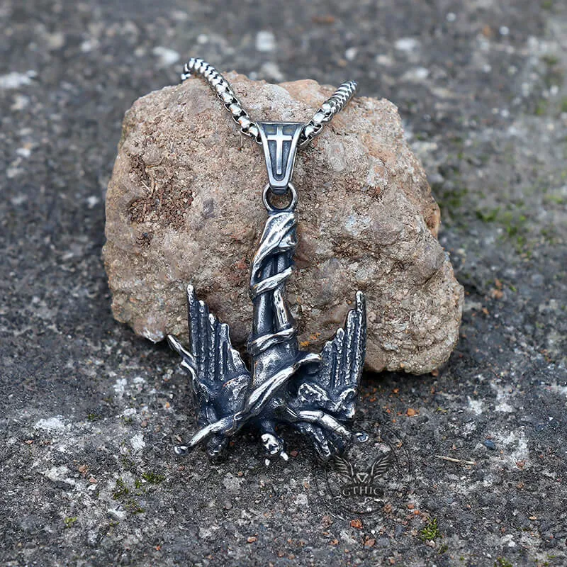 Fallen Angel Stainless Steel Pendant sold by GTHIC product image thumbnail 5