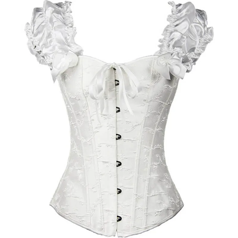 Gothic Lace Up Puff Sleeves Corset sold by GTHIC product image thumbnail 3