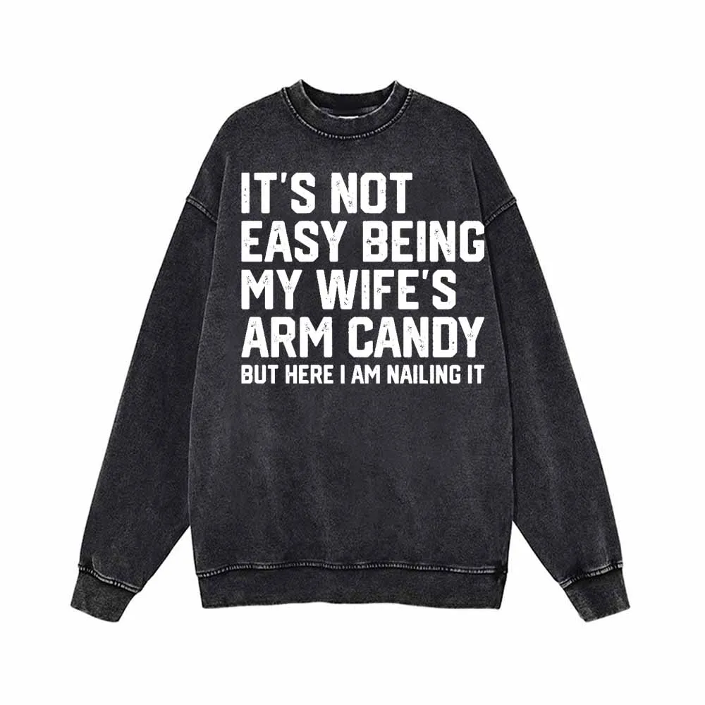 It's Not Easy Being Vintage Washed Hoodie Sweatshirt sold by GTHIC product image thumbnail 2