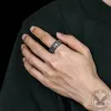 Vintage Dragon Scales Stainless Steel Ring sold by GTHIC
