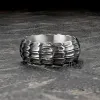 Vintage Dragon Scales Stainless Steel Ring sold by GTHIC