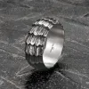 Vintage Dragon Scales Stainless Steel Ring sold by GTHIC