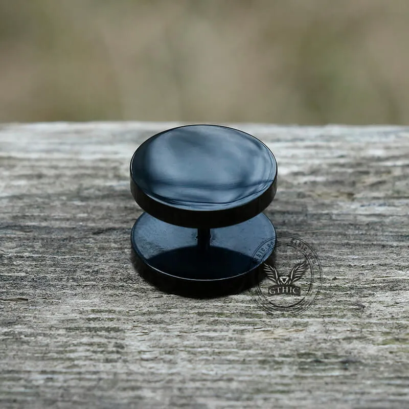 Barbell Stainless Steel Screw Stud Earrings sold by GTHIC product image thumbnail 5