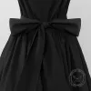 Black Layered Lace-Up Sleeveless Lolita Dress sold by GTHIC