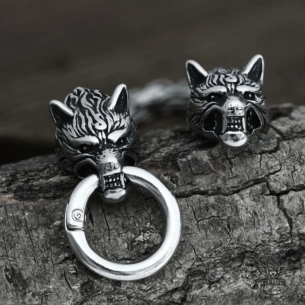 Celtic Wolf Stainelss Steel Beast Viking Bracelet sold by GTHIC product image thumbnail 4