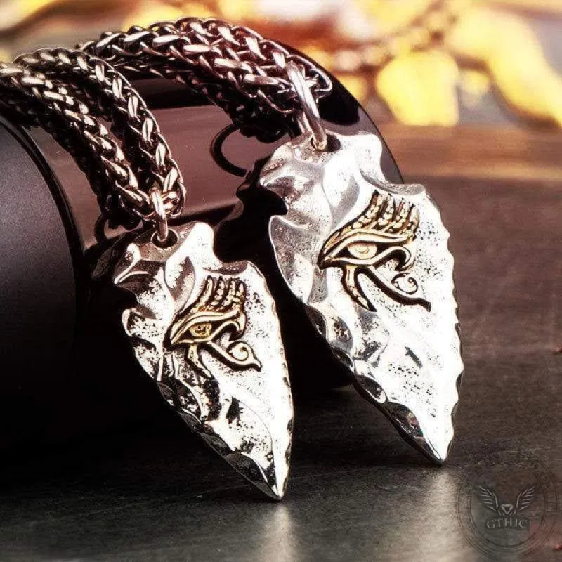 Eye of horus Stone Spear 925 Silver Pendant sold by GTHIC