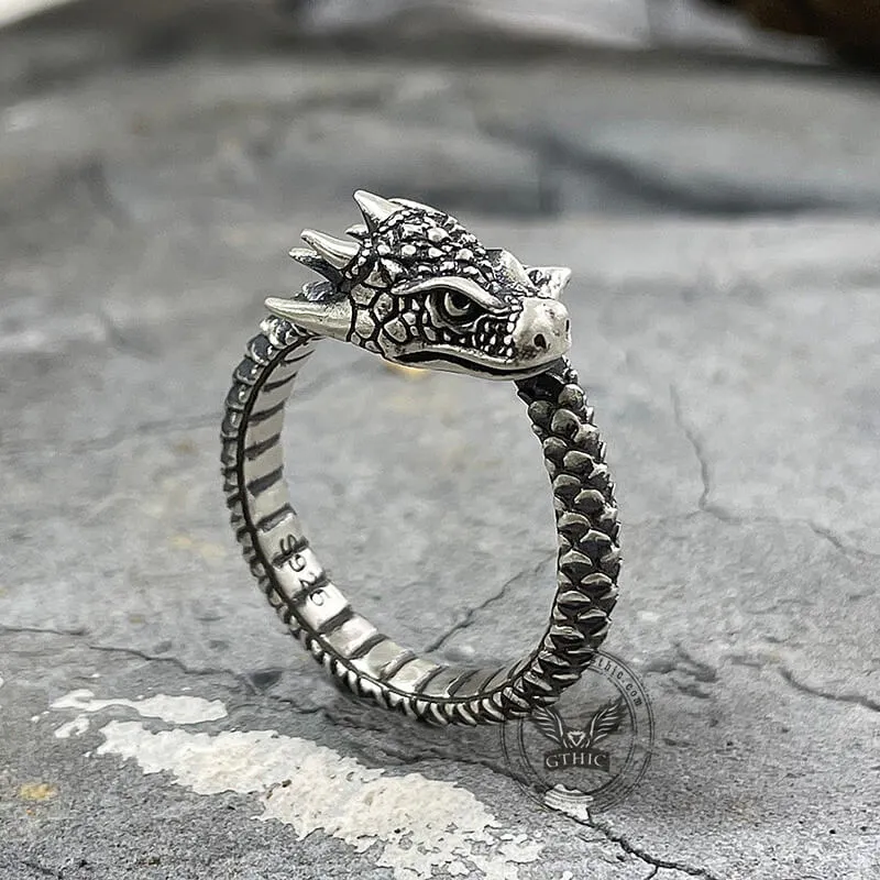 Domineering Dragon Sterling Silver Ring sold by GTHIC product image thumbnail 2