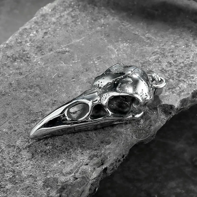 Raven Skull Stainless Steel Viking Pendant sold by GTHIC product image thumbnail 4