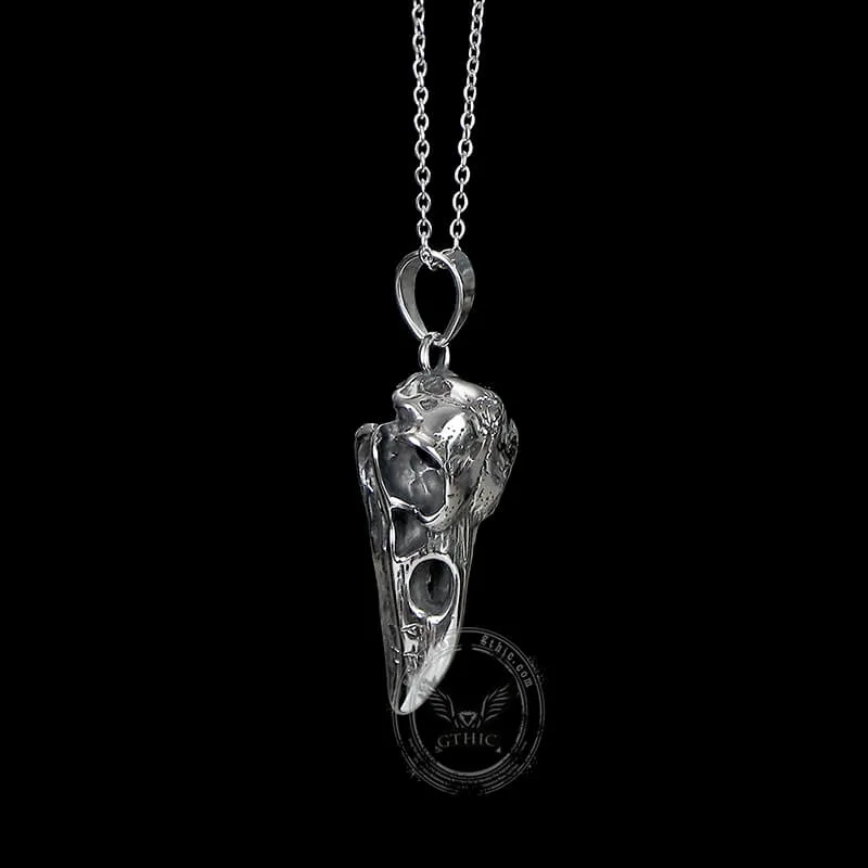 Raven Skull Stainless Steel Viking Pendant sold by GTHIC product image thumbnail 5