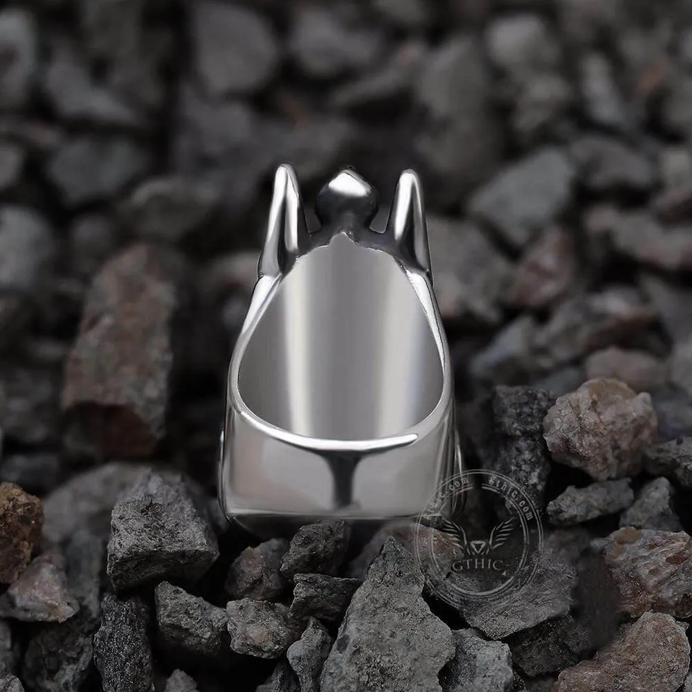 Anubis Sterling Silver Egyptian Mythology Ring sold by GTHIC product image thumbnail 5